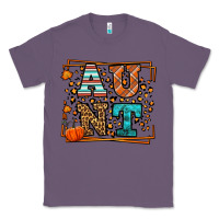 Lavender Fall Autumn Leopard Aunt Classic Tee - LillyAllenDesigns