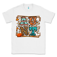 White Fall Autumn Leopard Aunt Classic Tee - LillyAllenDesigns