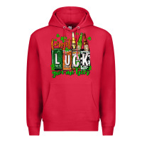 Cardinal St. Patrick's Forget luck give me beer Premium Hoodie - OliviaCreatesArt
