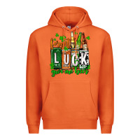 Carrot St. Patrick's Forget luck give me beer Premium Hoodie - OliviaCreatesArt
