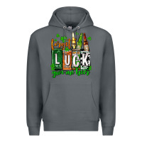 Rock St. Patrick's Forget luck give me beer Premium Hoodie - OliviaCreatesArt