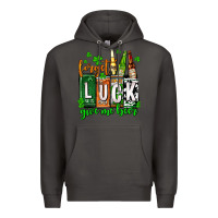 Smoke St. Patrick's Forget luck give me beer Premium Hoodie - OliviaCreatesArt