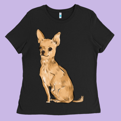 Chihuahua Ladies Tee Designed By Maliassmallbusiness