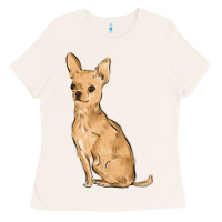 Bone chihuahua Ladies Tee - MaliasSmallBusiness