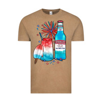 Vintage Coffee th of july drinks, american ice Vintage Tee - JahusDesignShop