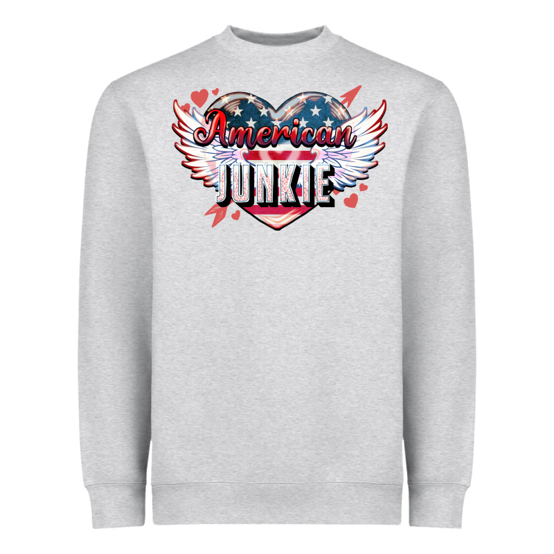 American Junkie 4th Of July Heavyweight Sweatshirt by HowdyJamesFarm | Teevron