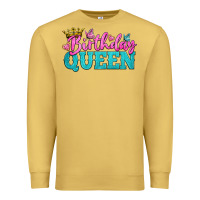 Antique Gold birthday queen Premium Sweatshirt - BundleAndBundleShop