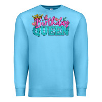 Ocean Blue birthday queen Premium Sweatshirt - BundleAndBundleShop
