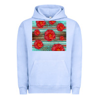 Pigment Grape Ice Western Roses Urban Hoodie - LillyAllenDesigns