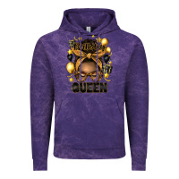Cloud Purple birthday queen afro messy bun Vintage Hoodie - Artiststas