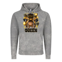 Cloud Rock birthday queen afro messy bun Vintage Hoodie - Artiststas