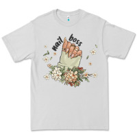 Dove Grey nail boss Premium Tee - MaliasSmallBusiness