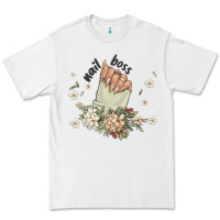 White nail boss Premium Tee - MaliasSmallBusiness