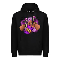 Black Halloween afro sneakers Premium Hoodie - RanaPortraitStore