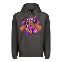 Charcoal Heather Halloween afro sneakers Premium Hoodie - RanaPortraitStore