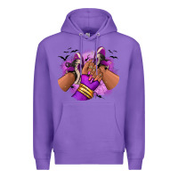 Purple Halloween afro sneakers Premium Hoodie - RanaPortraitStore
