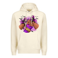 Sandshell Halloween afro sneakers Premium Hoodie - RanaPortraitStore
