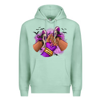 Seafoam Halloween afro sneakers Premium Hoodie - RanaPortraitStore