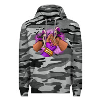 Slate Camo Halloween afro sneakers Premium Hoodie - RanaPortraitStore