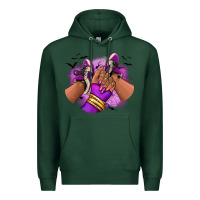 Sports Green Halloween afro sneakers Premium Hoodie - RanaPortraitStore