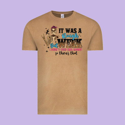 It Was A Rough Week But I Didn T Need Bail Money S Vintage Tee Designed By Artiststas