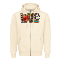 Sandshell love teacher Zipper Hoodie - OliviaCreatesArt