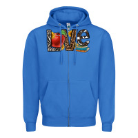 True Royal love teacher Zipper Hoodie - OliviaCreatesArt