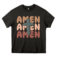 Asphalt amen Heavy Core Tee - MaliasSmallBusiness