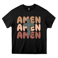 Black amen Heavy Core Tee - MaliasSmallBusiness