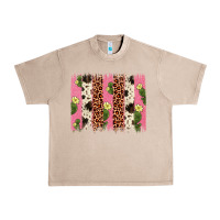 French Oak cactus leopard cowhide brush stroke Urban Heavy Tee - Artiststas