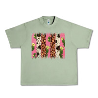 Oil Green cactus leopard cowhide brush stroke Urban Heavy Tee - Artiststas
