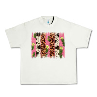 Pistachio cactus leopard cowhide brush stroke Urban Heavy Tee - Artiststas