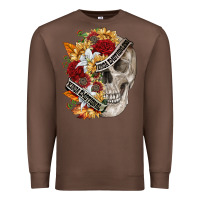 Chestnut skull kinda emotionless kinda emotional Premium Sweatshirt - FaDigitalArtStudio