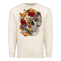 Sandshell skull kinda emotionless kinda emotional Premium Sweatshirt - FaDigitalArtStudio