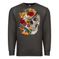 Smoke skull kinda emotionless kinda emotional Premium Sweatshirt - FaDigitalArtStudio