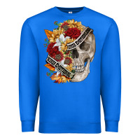 True Royal skull kinda emotionless kinda emotional Premium Sweatshirt - FaDigitalArtStudio
