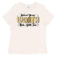 Bone know your worth Ladies Tee - MaliasSmallBusiness