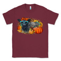 Burgundy Fall Autumn Baby Calf Classic Tee - LillyAllenDesigns