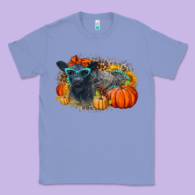 Fall Autumn Baby Calf Classic Tee Designed By Lillyallendesigns