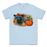 Dusty Blue Fall Autumn Baby Calf Classic Tee - LillyAllenDesigns
