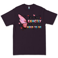 Plum you sre exactly where you need to be Premium Tee - MaliasSmallBusiness
