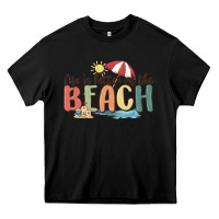 Black life is better at the beach Heavy Core Tee - MaliasSmallBusiness
