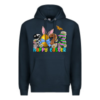 Navy Easter Day 2023 Happy Easter Premium Hoodie - OliviaCreatesArt