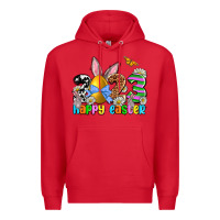 Red Easter Day 2023 Happy Easter Premium Hoodie - OliviaCreatesArt