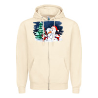 Sandshell teeth snow party costom ado Zipper Hoodie - OliviaCreatesArt