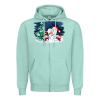 Seafoam teeth snow party costom ado Zipper Hoodie - OliviaCreatesArt