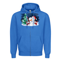 True Royal teeth snow party costom ado Zipper Hoodie - OliviaCreatesArt