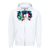 White teeth snow party costom ado Zipper Hoodie - OliviaCreatesArt