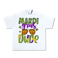 White mardi gras dude Urban Heavy Tee - Artiststas