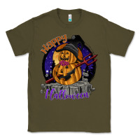 Army Green Happy Halloween Classic Tee - SublimationCraftShop
